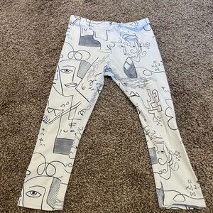 Lilla Barn Kids Abstract Art Leggings 3T